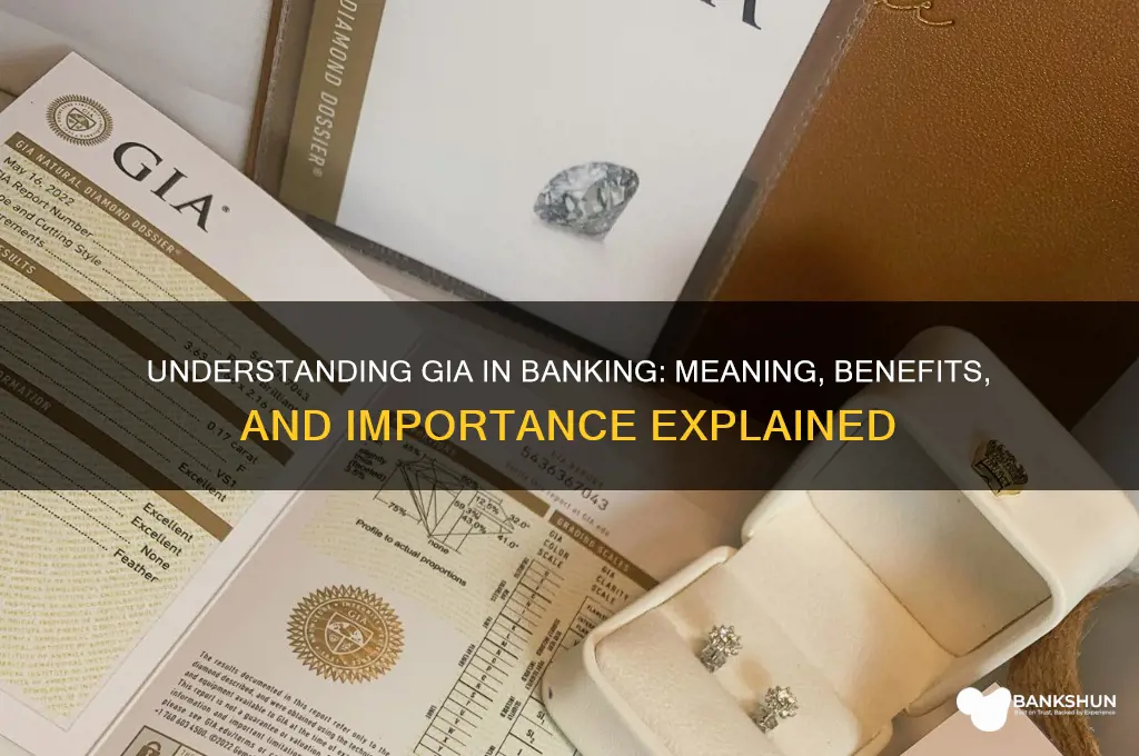 what does gia stand for in banking