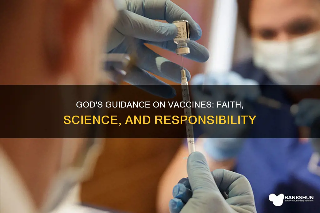 what does god say about the vaccine