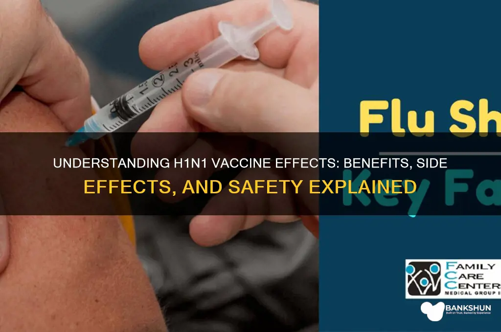 what does h1n1 vaccine do to you