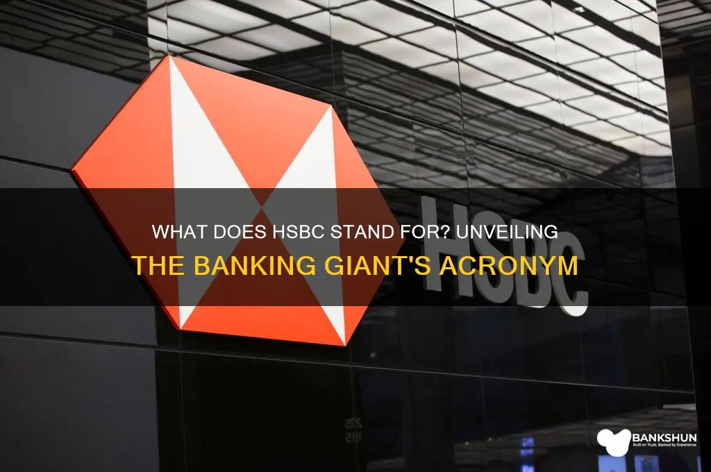 what does hsbc stand for in banking