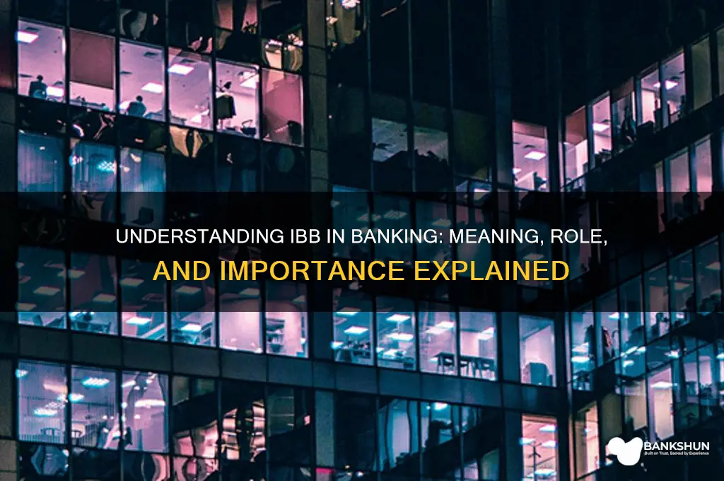 what does ibb stand for in banking