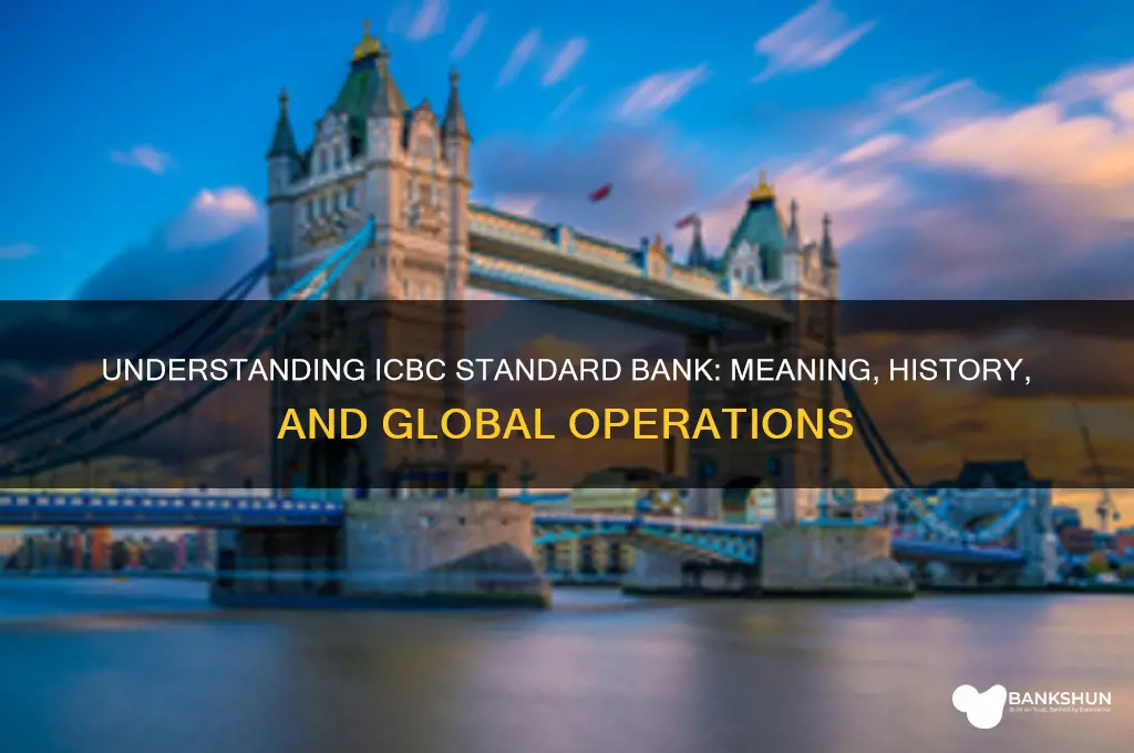 what does icbc standard bank stand for