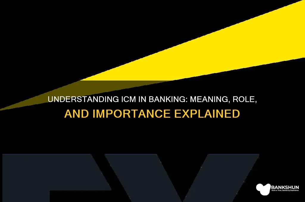 what does icm stand for in banking