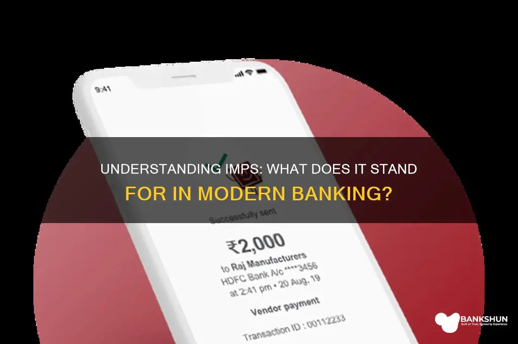 what does imps stand for in banking