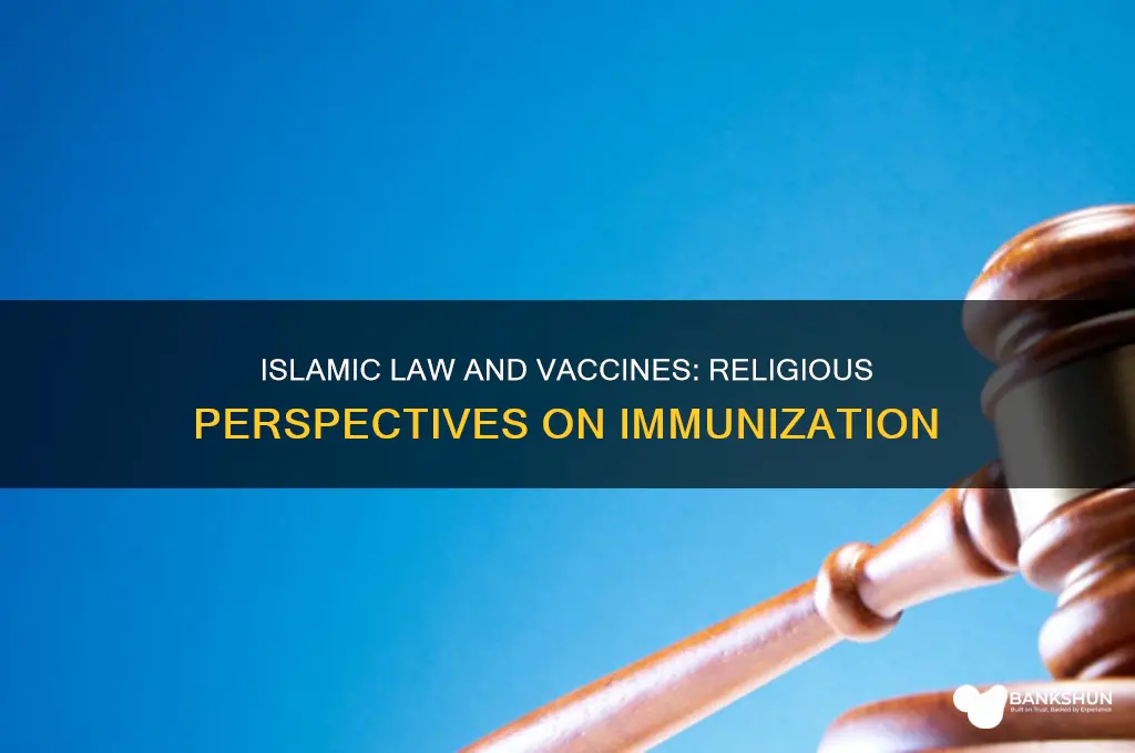 what does islamic law say about vaccines