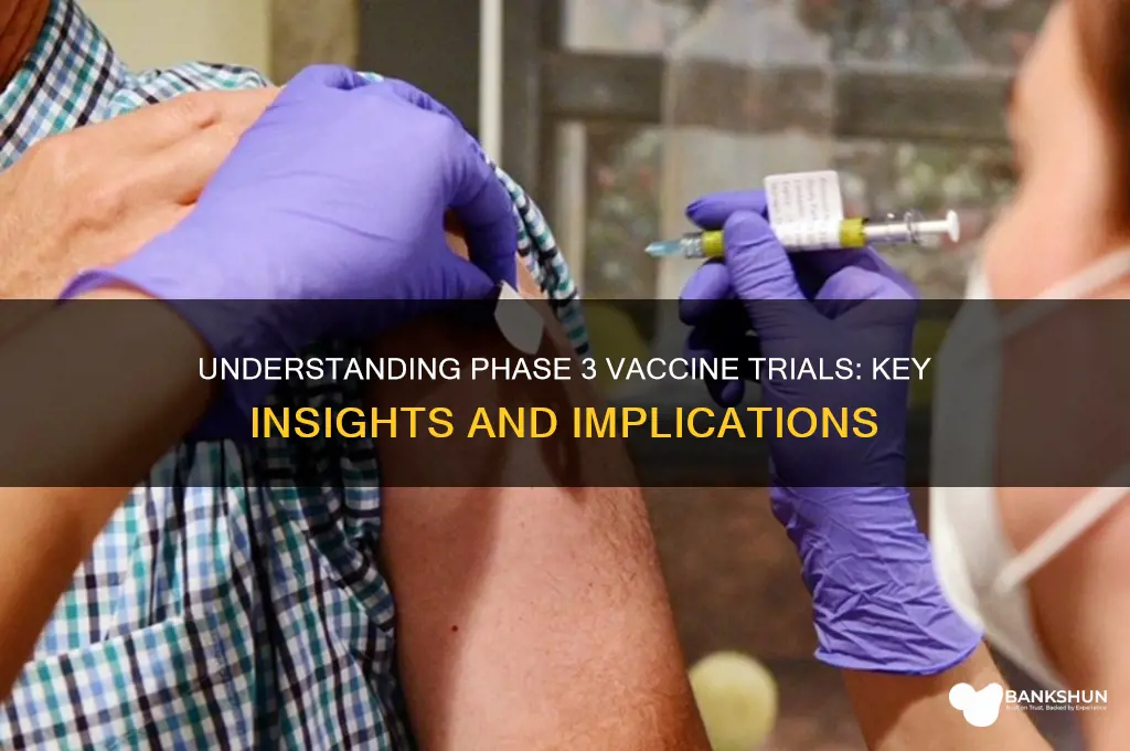 what does phase 3 vaccine trial mean