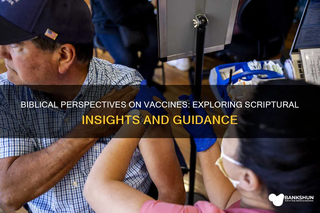 what does the boble say about vaccines