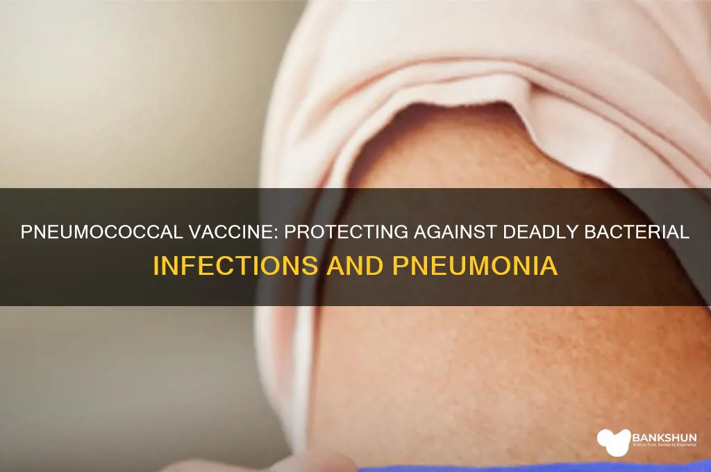 what does the pneumococcal vaccine fight against