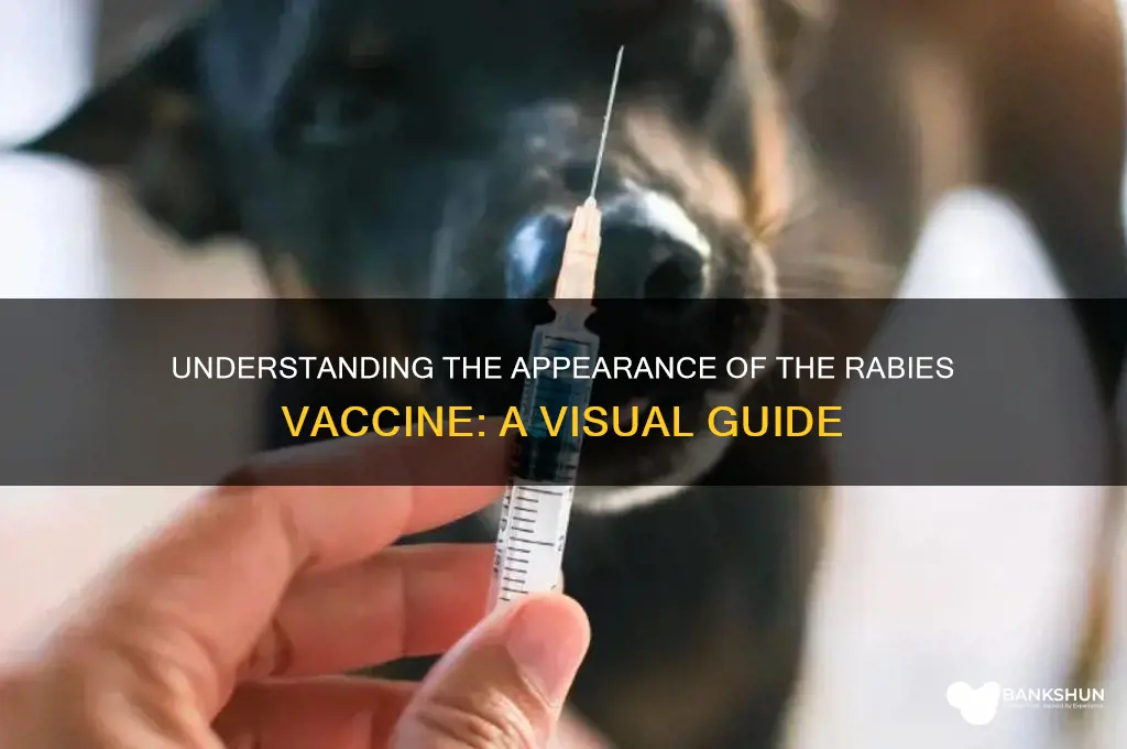 what does the rabies vaccine look like