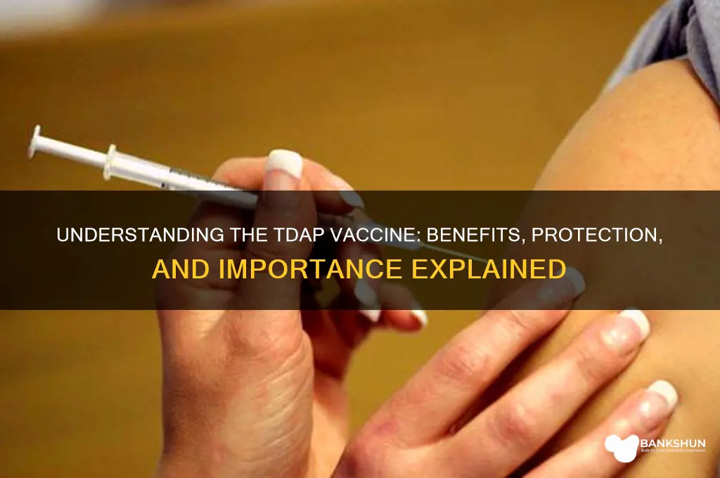 what does the t dap vaccine do