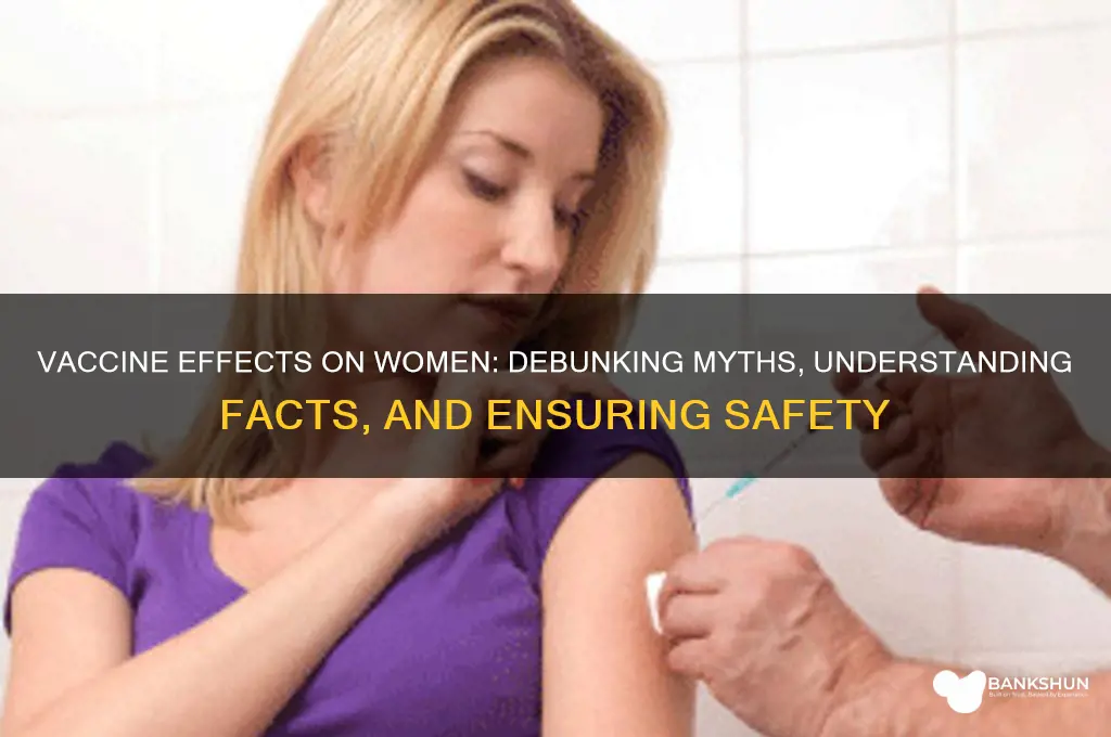 what does the vaccine do to women