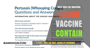 What's Inside the Whooping Cough Vaccine: Ingredients Explained