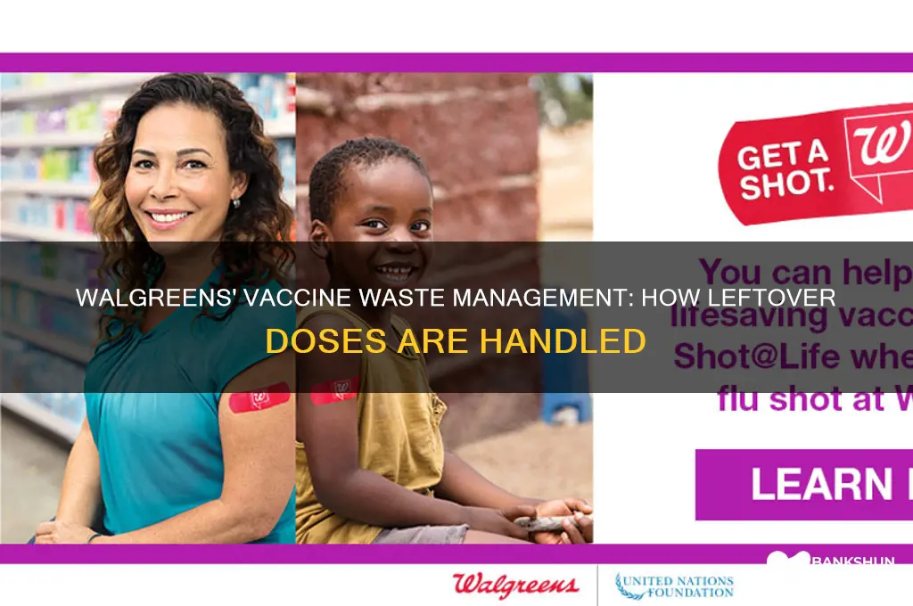 what does walgreens do with leftover vaccines