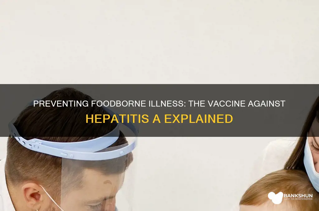 what foodborne illness has a preventative vaccine