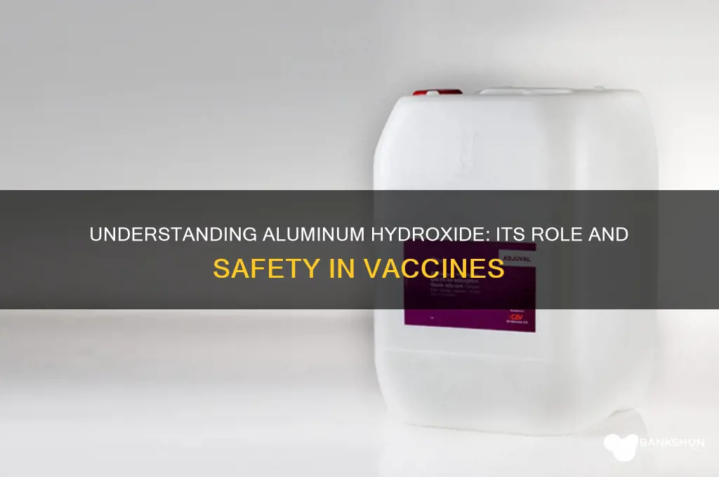 what form of aluminum is in vaccines