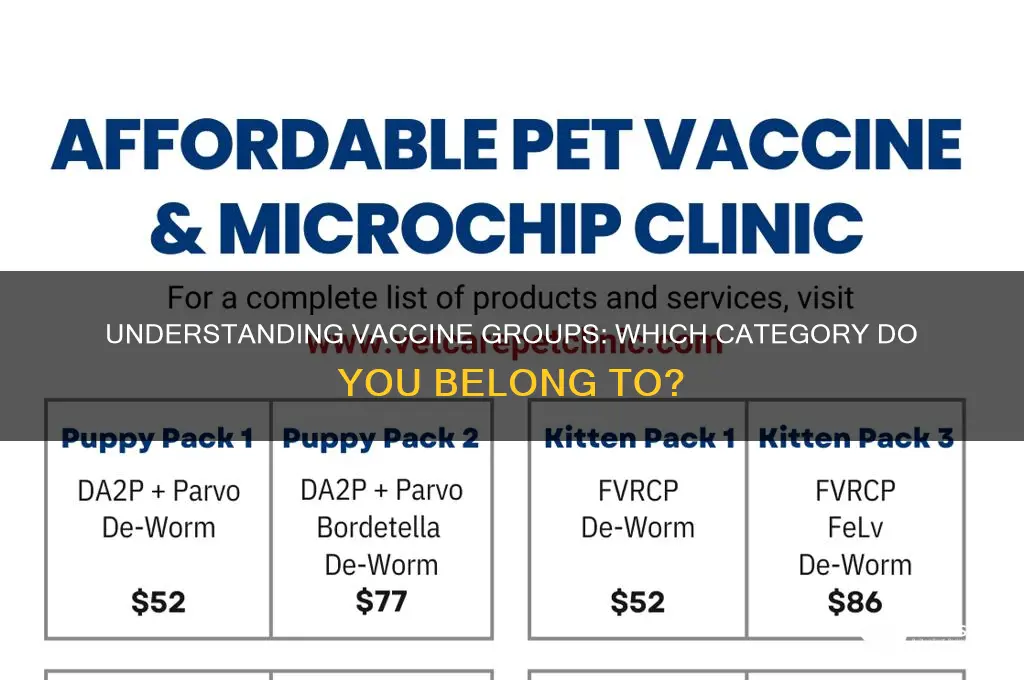 what group are we in for vaccines
