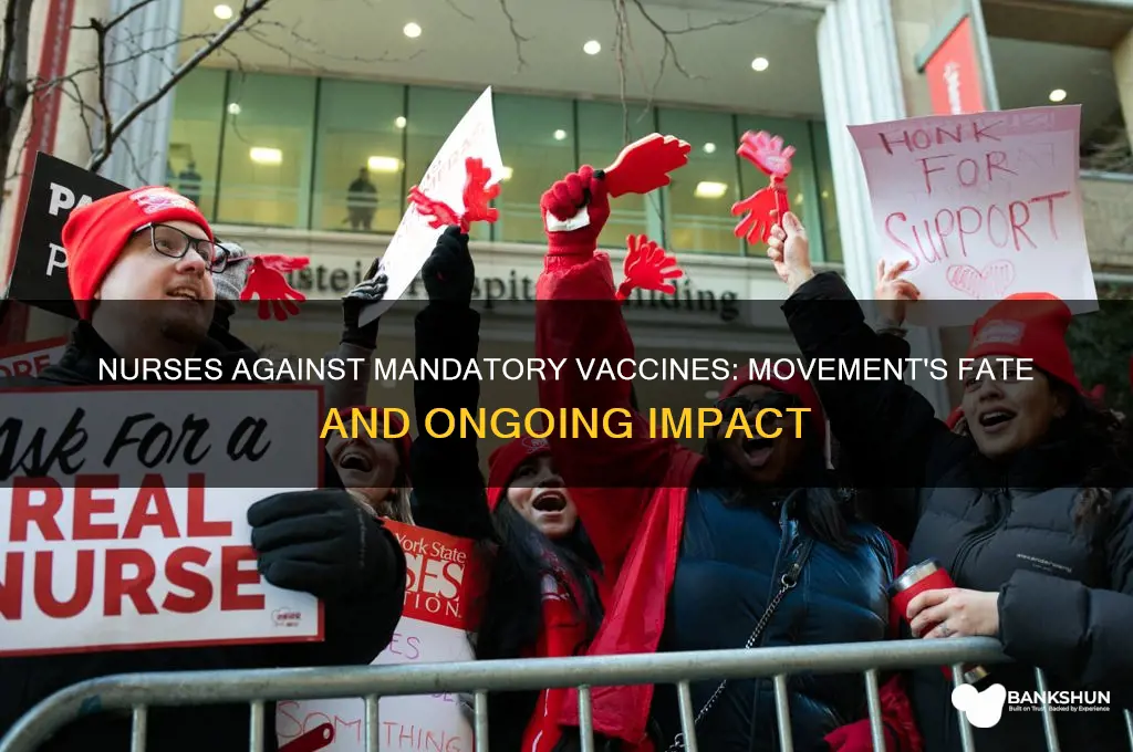 what happened to nurses against mandatory vaccines