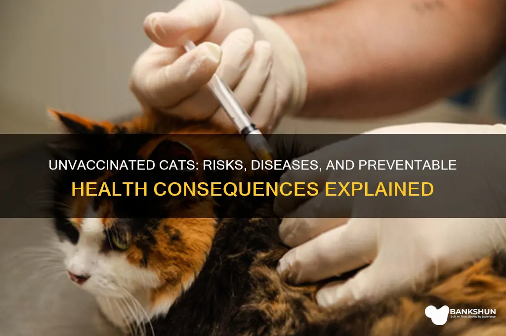 what happens if cat is not vaccinated