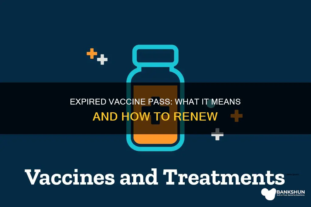 what happens if my vaccine pass expires