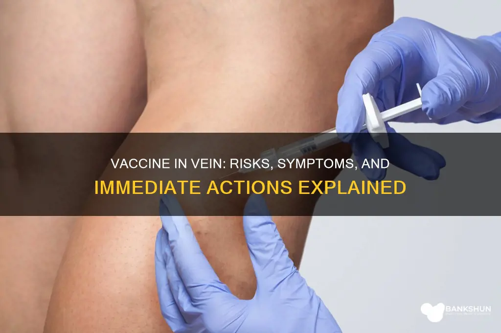 what happens if vaccine goes into vein