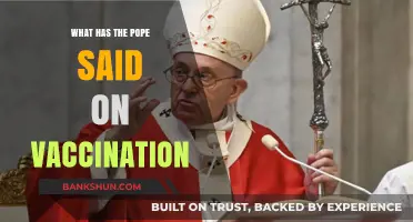 Pope Francis' Stance on Vaccination: A Moral and Ethical Perspective