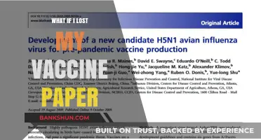 Lost Vaccine Paper? Steps to Retrieve Your Immunization Record