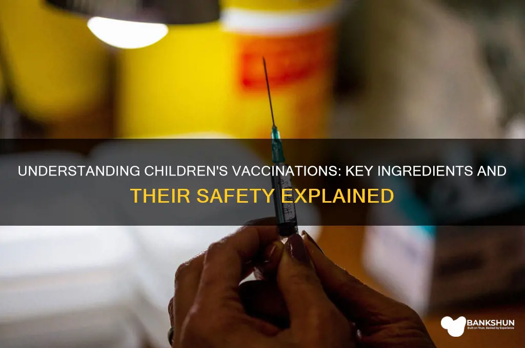 what ingredients are in children