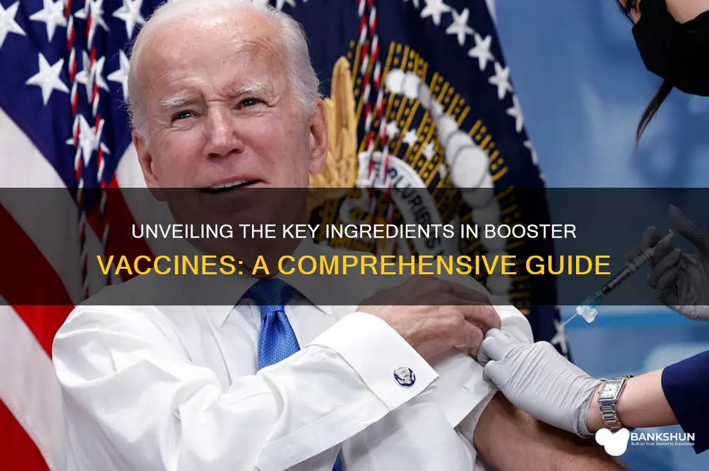 what ingredients are in the booster vaccine