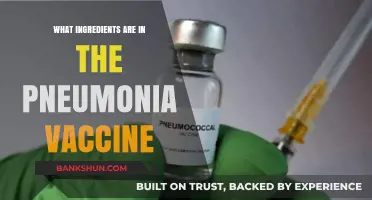 Understanding Pneumonia Vaccine Ingredients: A Comprehensive Breakdown