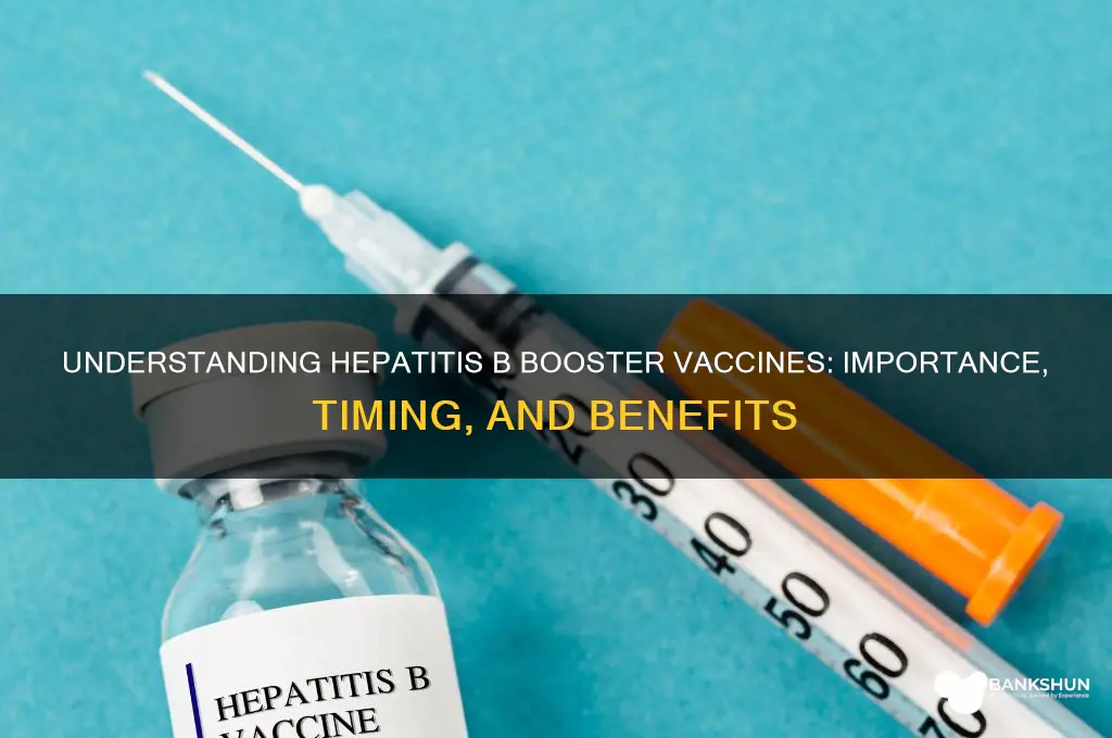 what is a booster vaccine hep b