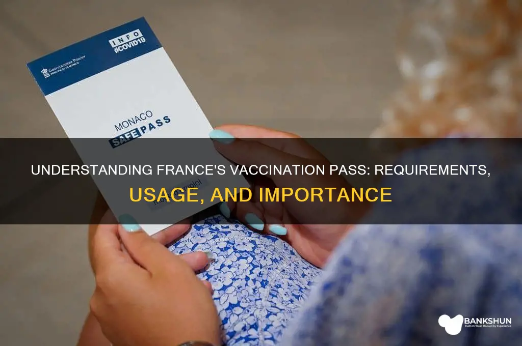 what is a vaccination pass in france
