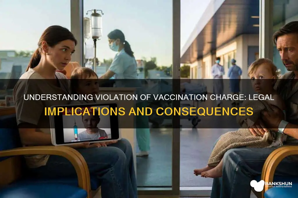what is a violation of vaccination charge