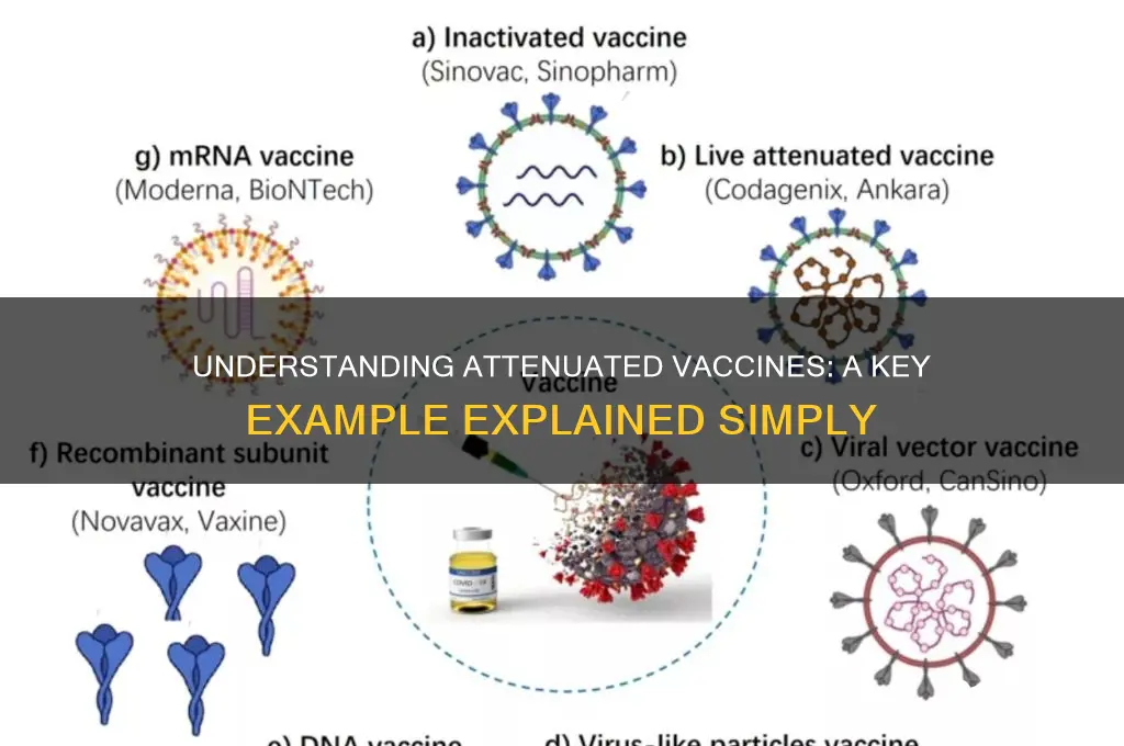 what is an example of attenuated vaccine