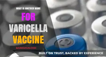 Varicella Vaccine Alternative: Understanding the Chickenpox Shot's Other Name