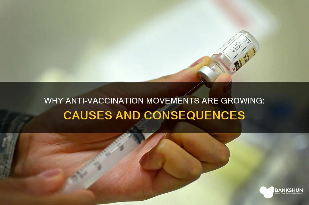 what is anti vaccination on the rise