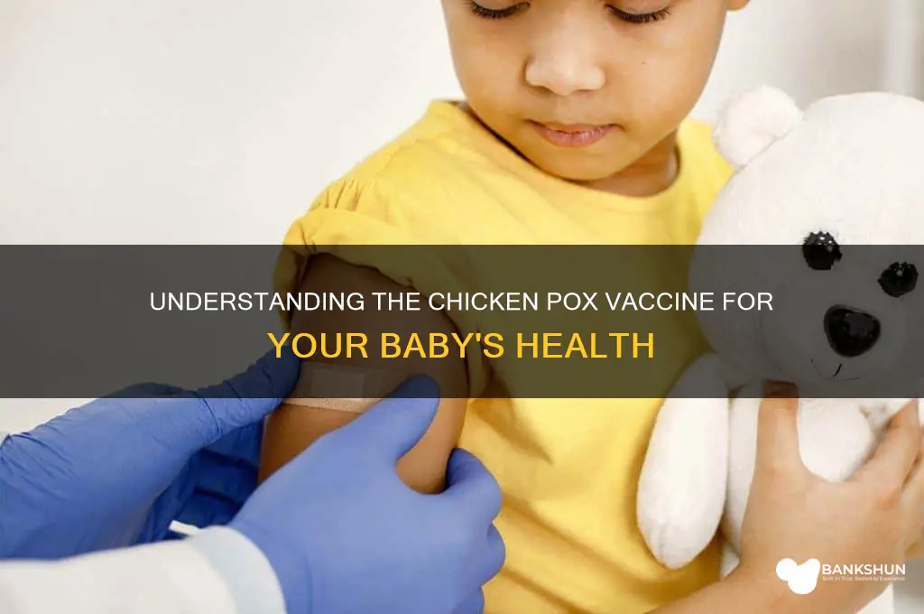 what is chicken pox vaccine for baby