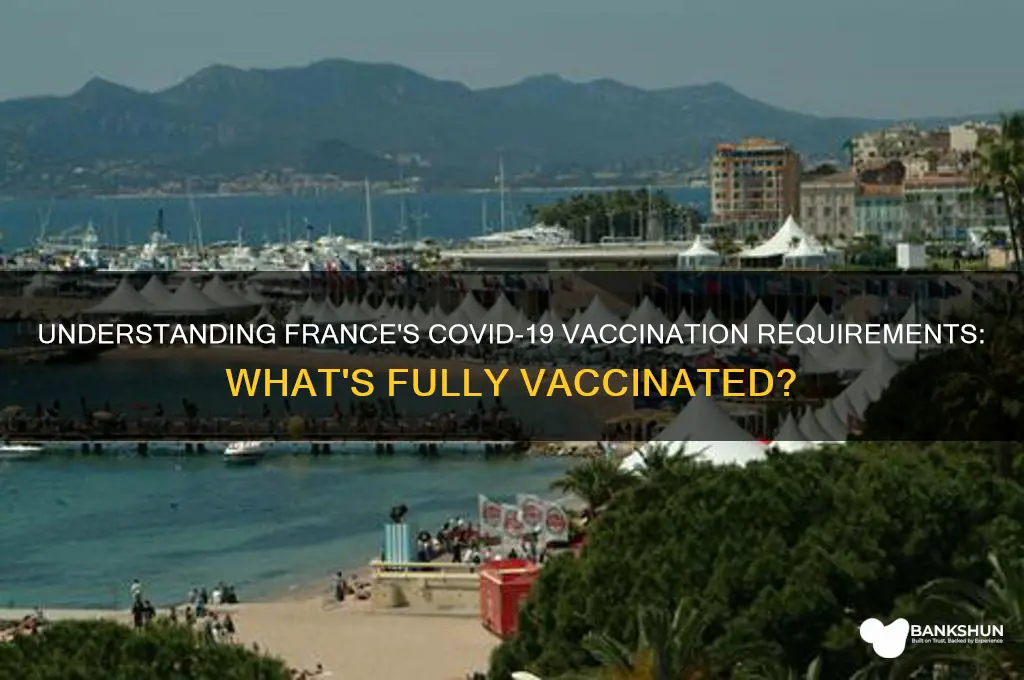 what is considered fully vaccinated in france
