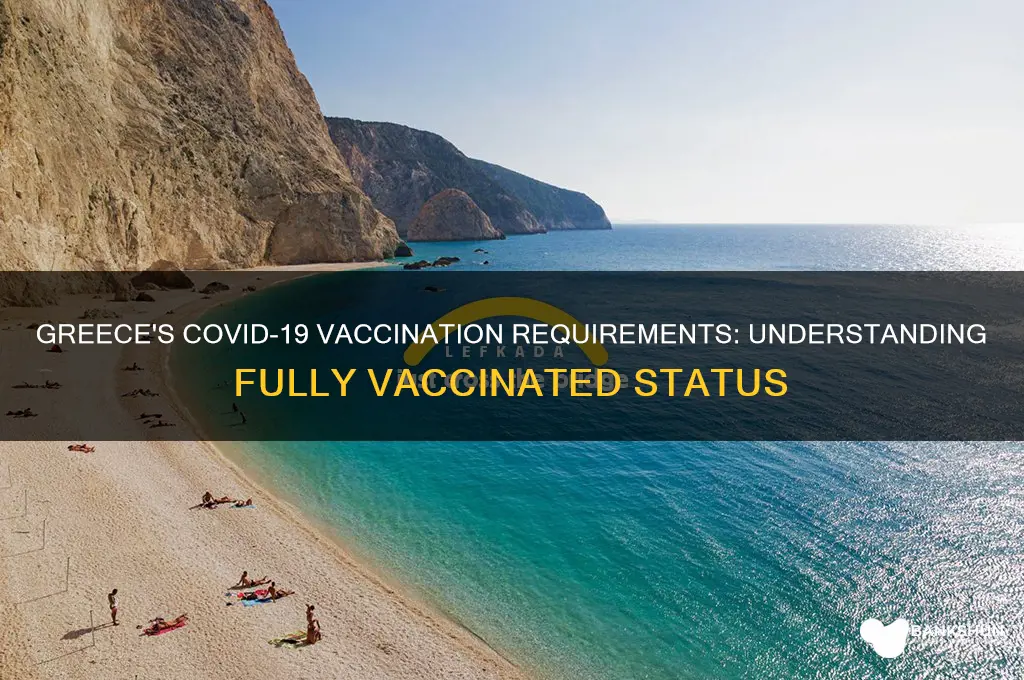 what is considered fully vaccinated in greece