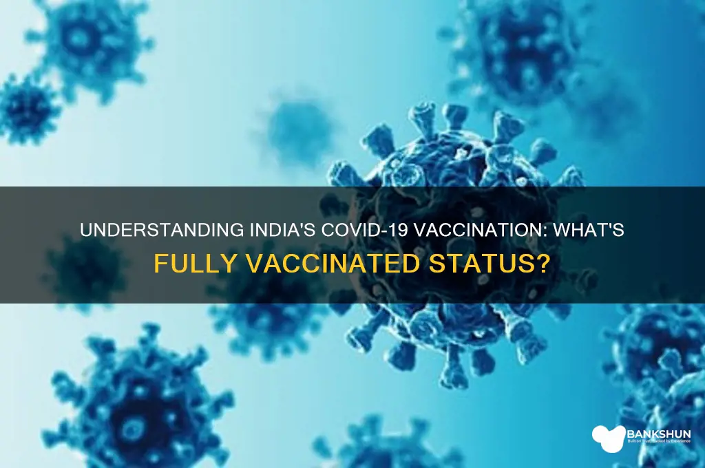what is considered fully vaccinated in india