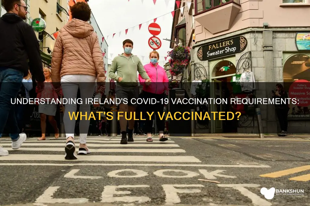 what is considered fully vaccinated in ireland