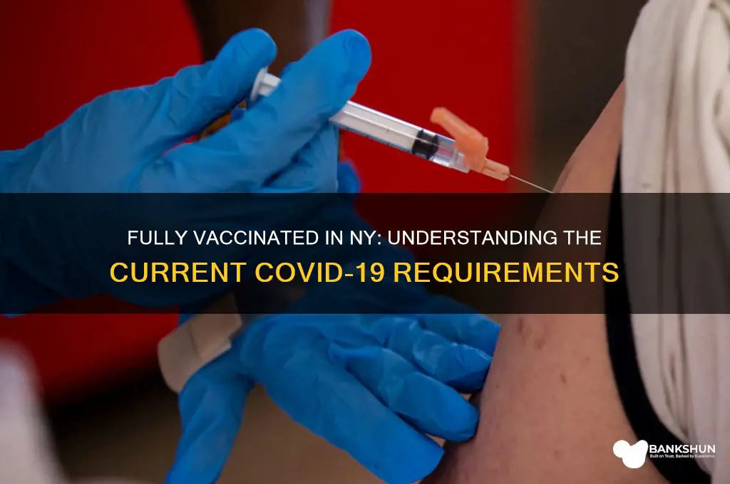 what is considered fully vaccinated in ny