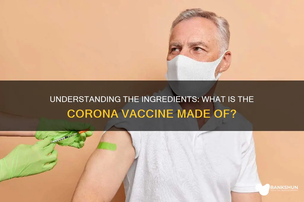 what is corona vaccine made out of