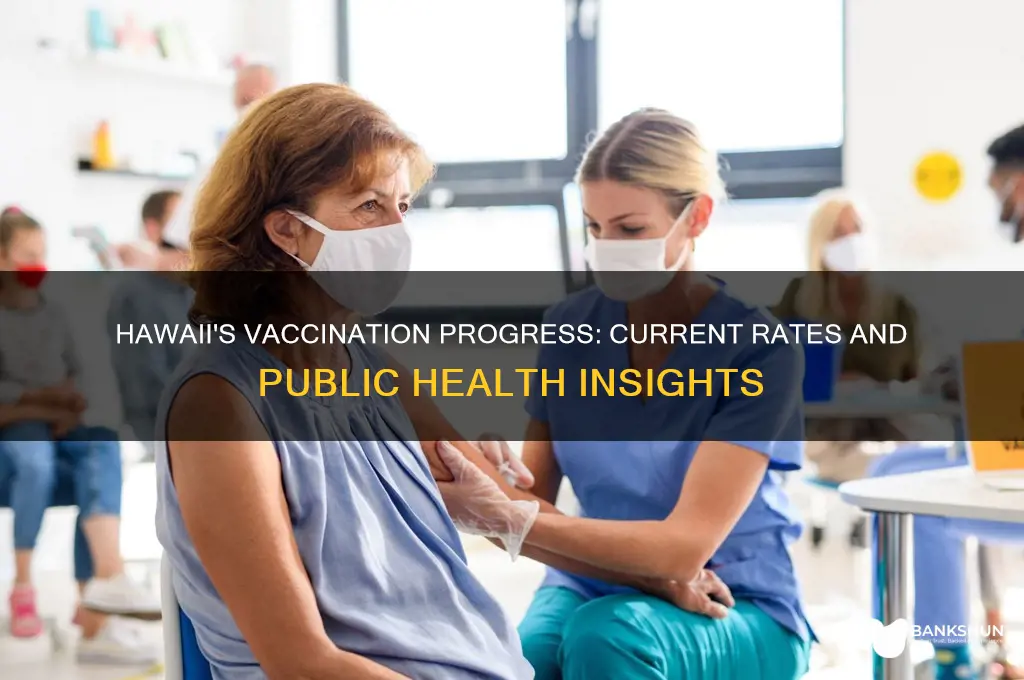 what is current vaccination rate in hawaii