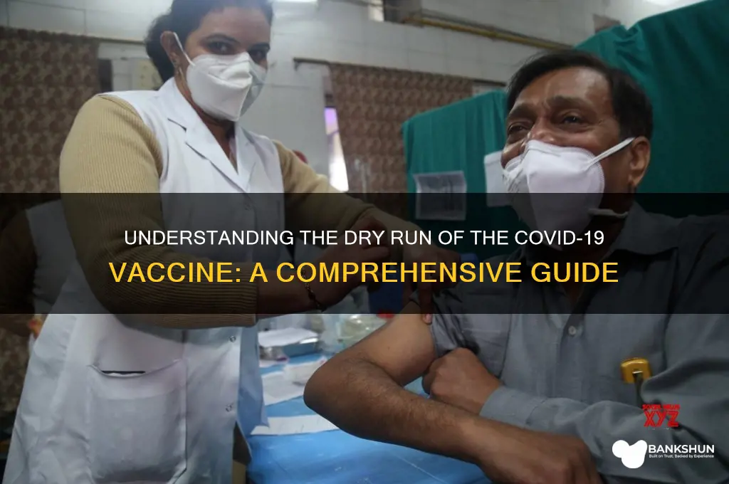 what is dry run of corona vaccine