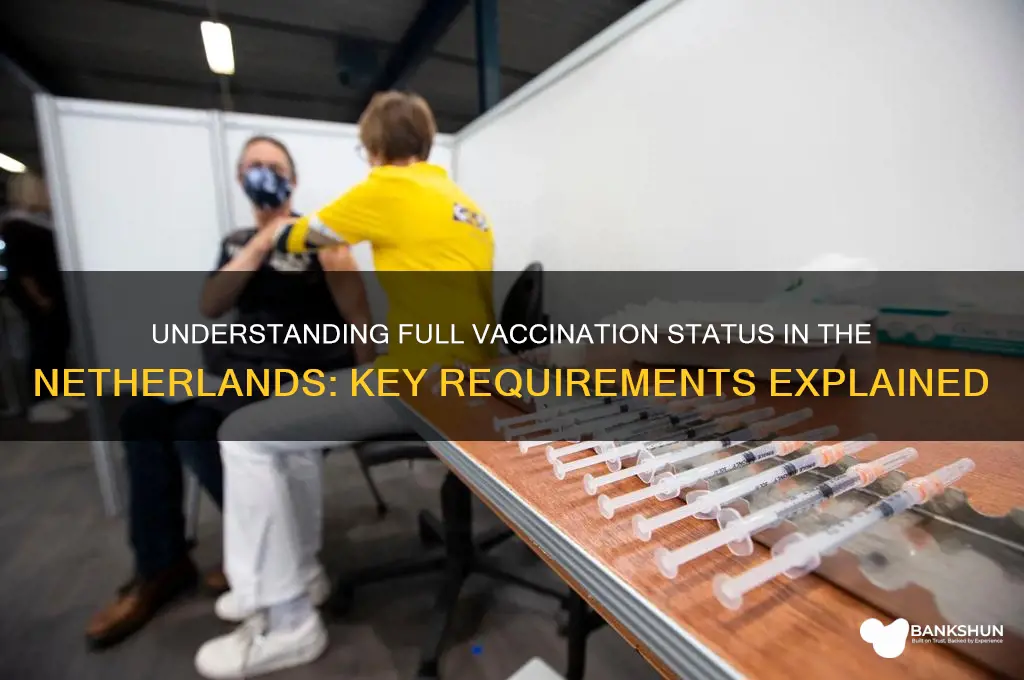 what is fully vaccinated in the netherlands
