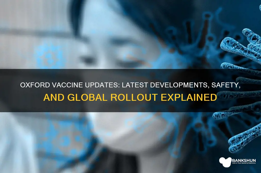 what is happening with the oxford vaccine