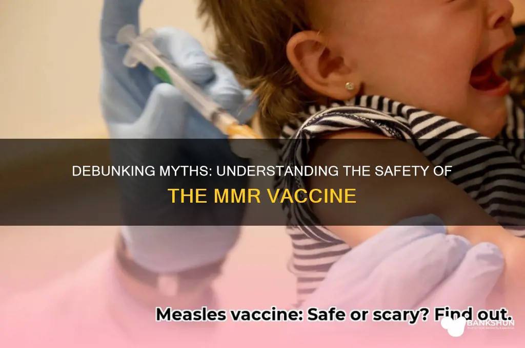 what is harmful in the mmr vaccine