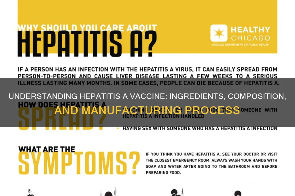 what is hepatitis a vaccine made from