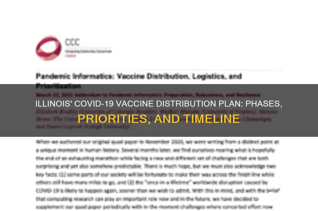what is illinois plan for vaccine distribution