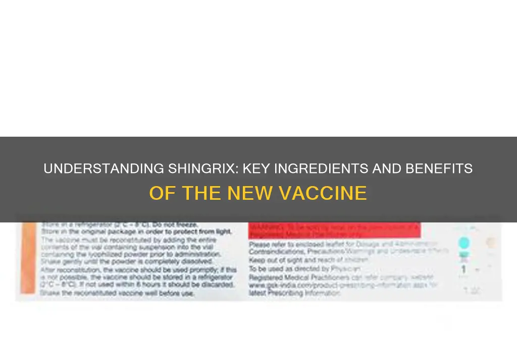 what is in the new shingrix vaccine